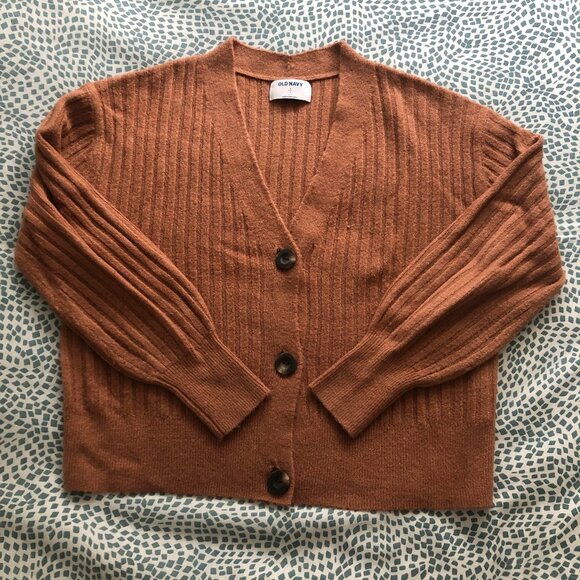 Old Navy Sweaters - Women's Copper Terracotta Cardigan Size Small